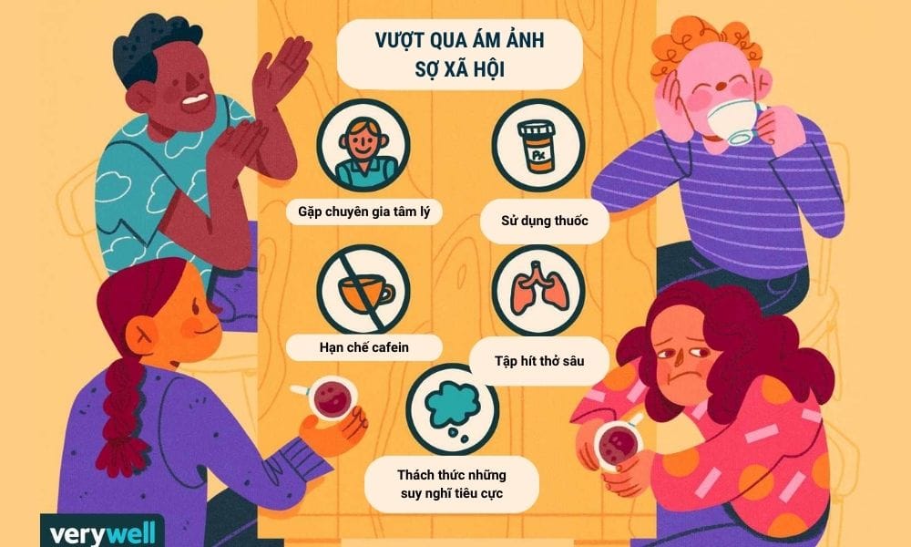 Cách vượt qua chứng rối loạn lo âu sợ xã hội.